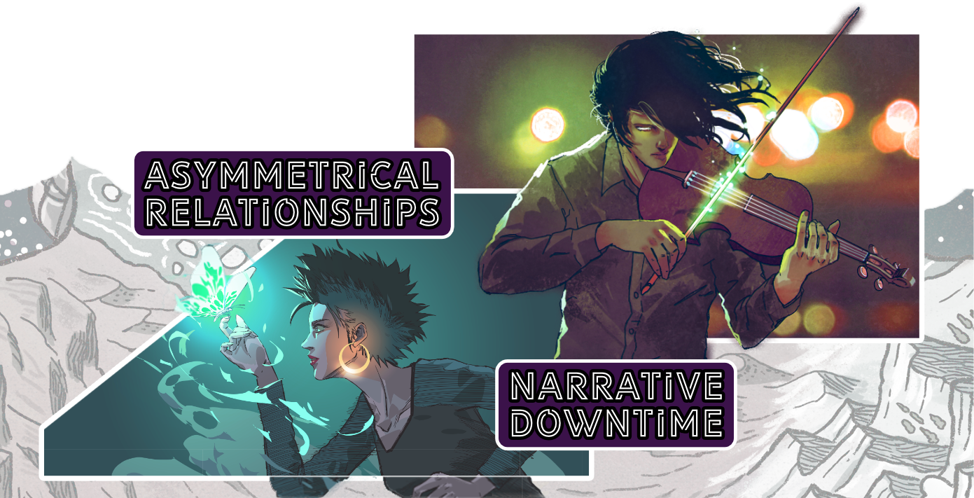 Asymmetric relationship and downtime tools in Arium: Evolve